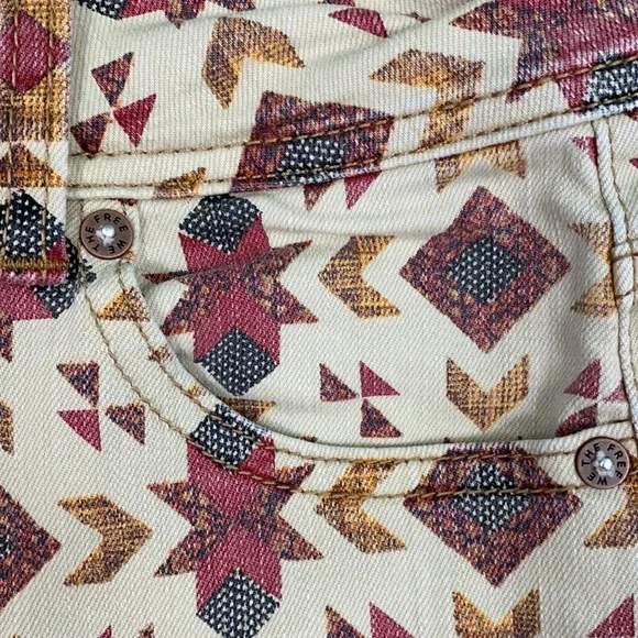 Free People Wild Child Southwest Print Skinny Jeans - Picture 10 of 14